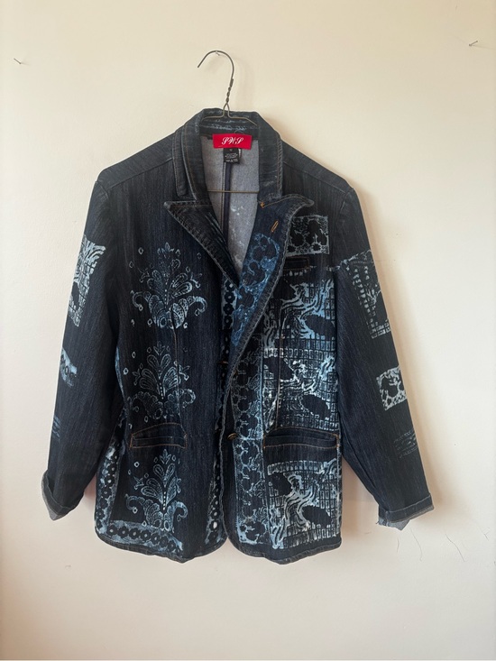 SWS Other - blue Patterned Denim Jacket